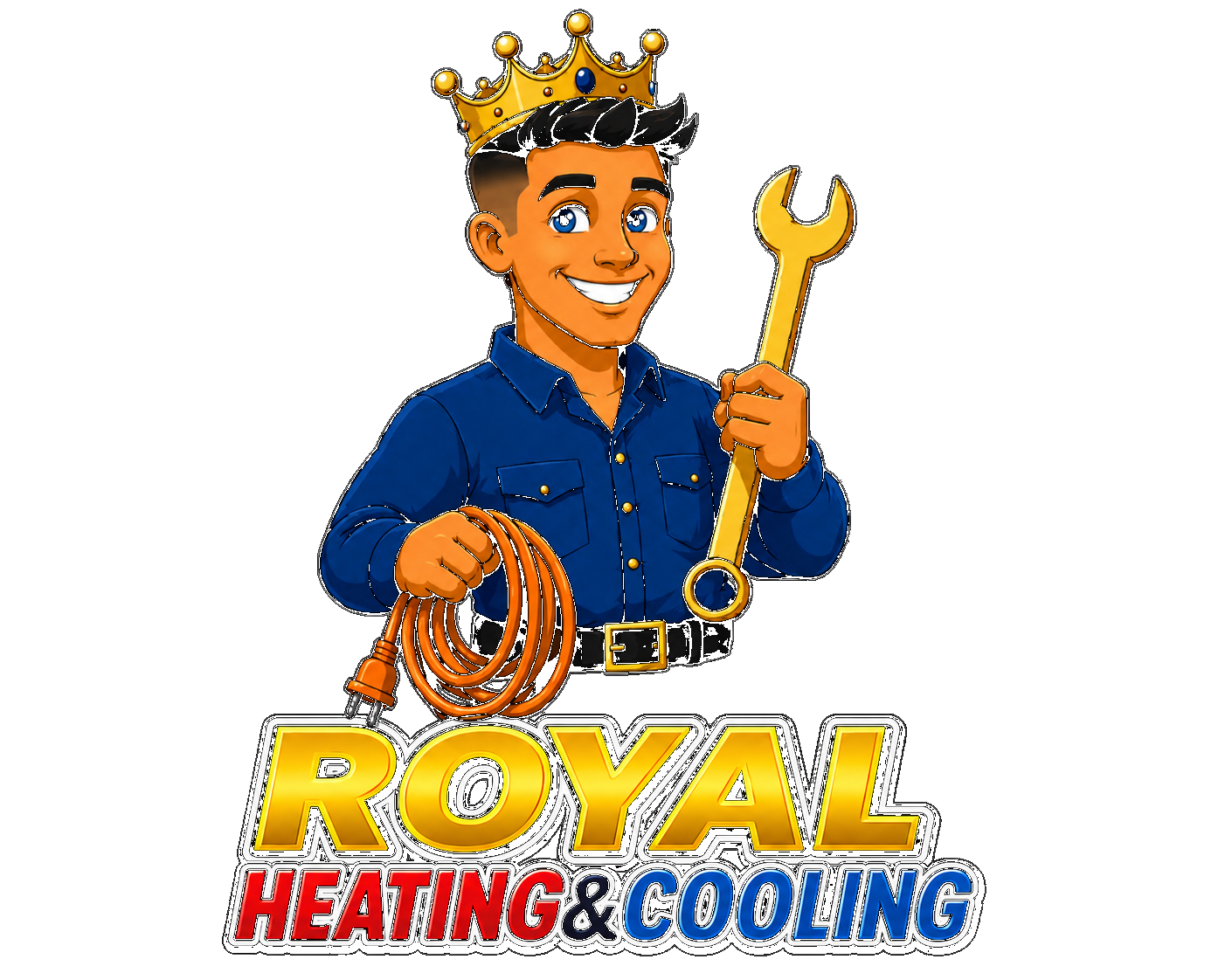 Royal Heating & Cooling mascot